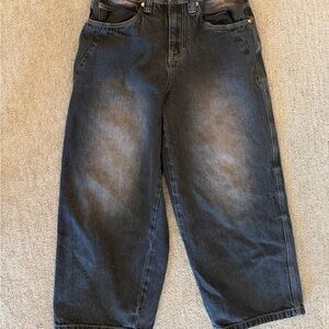 Vitriol Men's Black Jeans w/ a tint of red